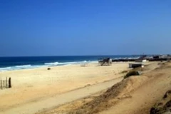 Bờ biển ở Dải Gaza. (Nguồn: turkishpress.com)
