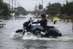 Cảnh ngập lụt do ảnh hưởng của mưa bão tại South Carolina, ngày 2/10. (Nguồn: Reuters/TTXVN)