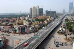 Đường vành đai 3 thành phố Hà Nội. (Ảnh: Huy Hùng/TTXVN)