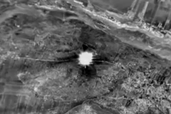 Không quân Nga không kích trung mục tiêu IS tại tỉnh Idlib, Syria. (Nguồn: Reuters/TTXVN)