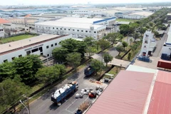 Một góc khu chế xuất Tân Thuận. (Ảnh: Mạnh Linh/TTXVN)