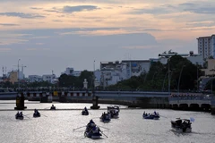 Kênh Nhiêu Lộc/Thị Nghè. (Ảnh: An Hiếu/TTXVN)