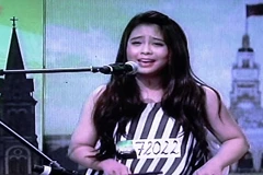 Kiều Anh "ghi điểm" với nghệ thuật hát ca thù truyền thống. (Ảnh: BTC.)