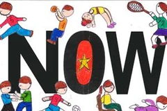 Bức tranh NOW- điểm thú vị có mặt trong những bức ảnh dự thi. (Ảnh: Hội đồng Anh/Vietnam+) 