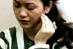 Vũ Thị Kim Anh sau khi gây án (Ảnh: internet)