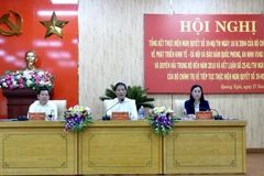 Quang cảnh hội nghị. (Ảnh: Lê Ngọc Phước/TTXVN)