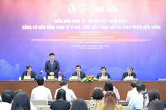Quang cảnh buổi họp. (Ảnh: Minh Đức/TTXVN)