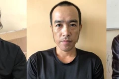 Từ trái qua phải: Nguyễn Văn Vui (Trinh lé); Nguyễn Hoài Phú (Phú Phỉ) và Lê Văn Nghĩa (Nghĩa Bù). (Nguồn: congan.angiang.gov.vn)