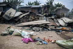 Một vụ tấn công của phiến quân tại CHDC Congo, ngày 18/2/2020. (Ảnh: AFP/TTXVN)