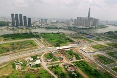 Khu tái định cư Khu đô thị mới Thủ Thiêm. (Ảnh: Quang Nhựt/TTXVN) 