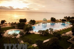 Không gian nghỉ dưỡng cao cấp ở Bãi Dài, xã Gành Dầu, thành phố Phú Quốc. (Ảnh: Hồng Đạt/TTXVN)