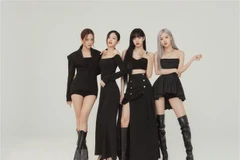 Các thành viên nhóm nhạc nữ BLACKPINK. (Ảnh: Yonhap/TTXVN)