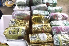 Hơn 50kg ma túy được thu giữ. (Ảnh: TTXVN phát) 