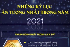 [Infographics] Những kỷ lục ấn tượng nhất trong năm 2021