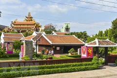 Trường Dục Thanh nay là Khu di tích Dục Thanh. (Ảnh: Hồng Hiếu/TTXVN) 