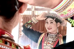 Đối với các chị em người Dao Đỏ ở xã Khai Trung, huyện Lục Yên, tỉnh Yên Bái, trang phục truyền thống luôn được gìn giữ và mặc vào những dịp lễ, tết. 