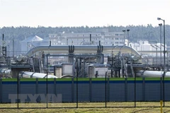 Trạm tiếp nhận khí đốt của Hệ thống đường ống dẫn khí Nord Stream 2 của Nga ở Lubmin, Đức. (Ảnh: AFP/TTXVN)