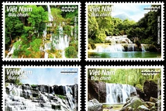 Bộ tem Thác nước Việt Nam. (Nguồn: dangcongsan.vn) 