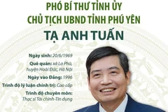 Phó Bí thư Tỉnh ủy, Chủ tịch UBND tỉnh Phú Yên Tạ Anh Tuấn