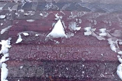 Băng tuyết xuất hiện trên đỉnh Fansipan sáng 6/2. Ảnh minh họa. (Ảnh: Quốc Khánh/TTXVN)