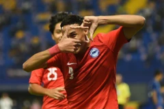 Các cầu thủ U23 Singapore. (Nguồn: thanhnien.vn)