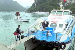 Cảng tàu khách Cái Rồng, huyện Vân Đồn, tỉnh Quảng Ninh. (Ảnh: TTXVN phát)