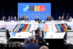 Toàn cảnh Hội nghị thượng đỉnh NATO tại Madrid, Tây Ban Nha, ngày 29/6/2022. (Ảnh: AFP/TTXVN)