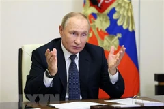 Tổng thống Nga Vladimir Putin. (Ảnh: AFP/TTXVN)