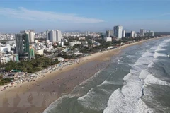 Toàn cảnh Bãi Sau - thành phố Vũng Tàu. (Ảnh: Huỳnh Ngọc Sơn/TTXVN) 