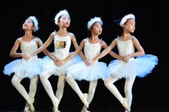 Các tài năng múa ballet Việt Nam trong đêm Gala 'I have a dream.' (Ảnh: QH)