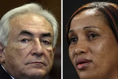 Cựu tổng giám đốc IMF Strauss-Kahn và cô hầu phòng. (Nguồn: Internet)