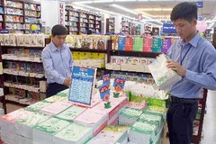 Nhà sách Fahasa Vĩnh Trung tại thành phố Đà Nẵng. (Ảnh: TTXVN)