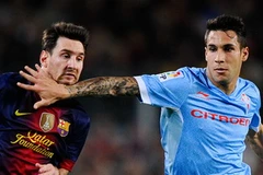 Hiếm khi người ta thấy Messi nổi giận trên sân. (Nguồn: Getty)