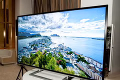 Mẫu tivi 84 inch 4K Ultra HD của Toshiba. (Nguồn: ces.cnet.com)