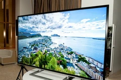 Mẫu tivi 84 inch 4K Ultra HD của Toshiba. (Nguồn: ces.cnet.com)