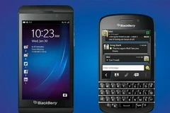 Hai mẫu BlackBerry 10 là Z10 và Q10 . (Nguồn: BlackBerry) 