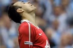Tiền đạo Berbatov. (Nguồn: AP)