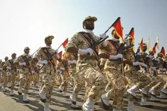 Các thành viên của Lực lượng Vệ binh Cách mạng Hồi giáo Iran. (Nguồn: Reuters)