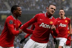 Rooney ăn mừng bàn thắng. (Nguồn: Getty)