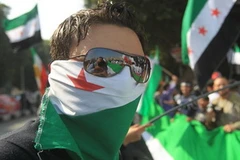 Người biểu tình chống chế độ của Tổng thống Bashar al-Assad. (Nguồn: Getty)