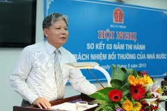 Bộ trưởng Bộ Tư pháp Hà Hùng Cường. (Ảnh: Lâm Khánh/TTXVN)