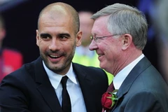 Alex Ferguson và Pep Guardiola là những người đồng nghiệp thân thiết. (Nguồn: Getty)