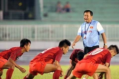 Một buổi tập của đội tuyển U23 Việt Nam. (Nguồn: Goal)