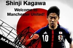 M.U chào đón Shinji Kagawa . (Nguồn: Manutd.com)