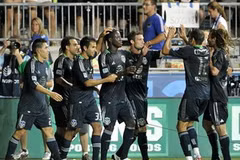 Các ngôi sao của MLS ăn mừng chiến thắng. (Nguồn: Getty)