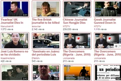 Kênh YouTube tôn vinh các nhà báo hy sinh. (Nguồn: Youtube)