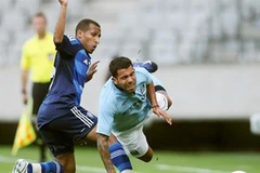 Tevez thi đấu mờ nhạt trong trận đấu này. (Nguồn: Getty)