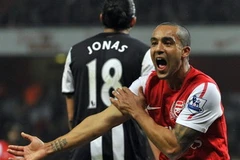 Theo Walcott đã có một trận đấu xuất sắc. (Nguồn: Reuters)