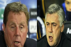 Harry Redknapp (trái) và Carlo Ancelotti đã đưa ra những lời thách đấu về phía đối thủ. (Nguồn: Getty images)