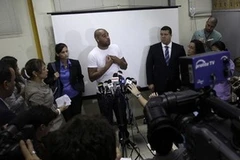 Tiền đạo Adriano phủ nhận cáo buộc trước báo giới. (Nguồn: Reuters)